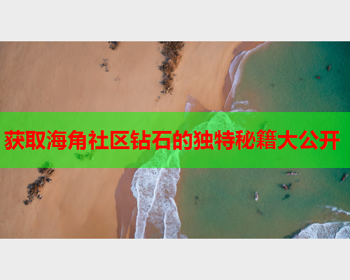 获取海角社区钻石的独特秘籍大公开  第1张